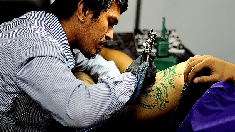 Инструмент нанесения татуировки